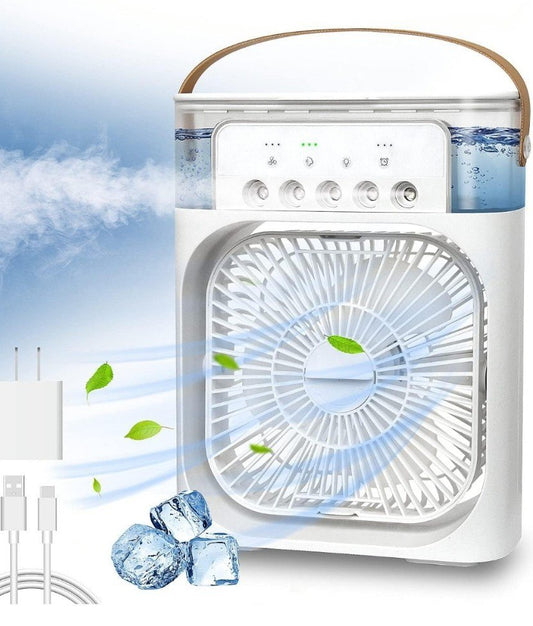 βοΈ 2-in-1 Mist Spray Fan β Portable Cooling with Water Mist & 3 Speed Modes