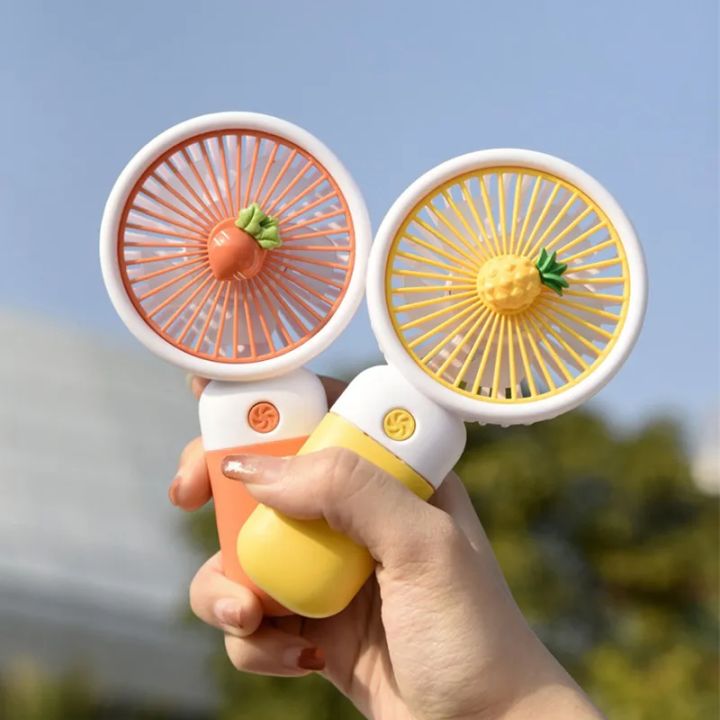 🌸 Flower Mini Fan — Cute Handheld Rechargeable Fan | 3 Speeds | USB Charging | For Girls & Kids