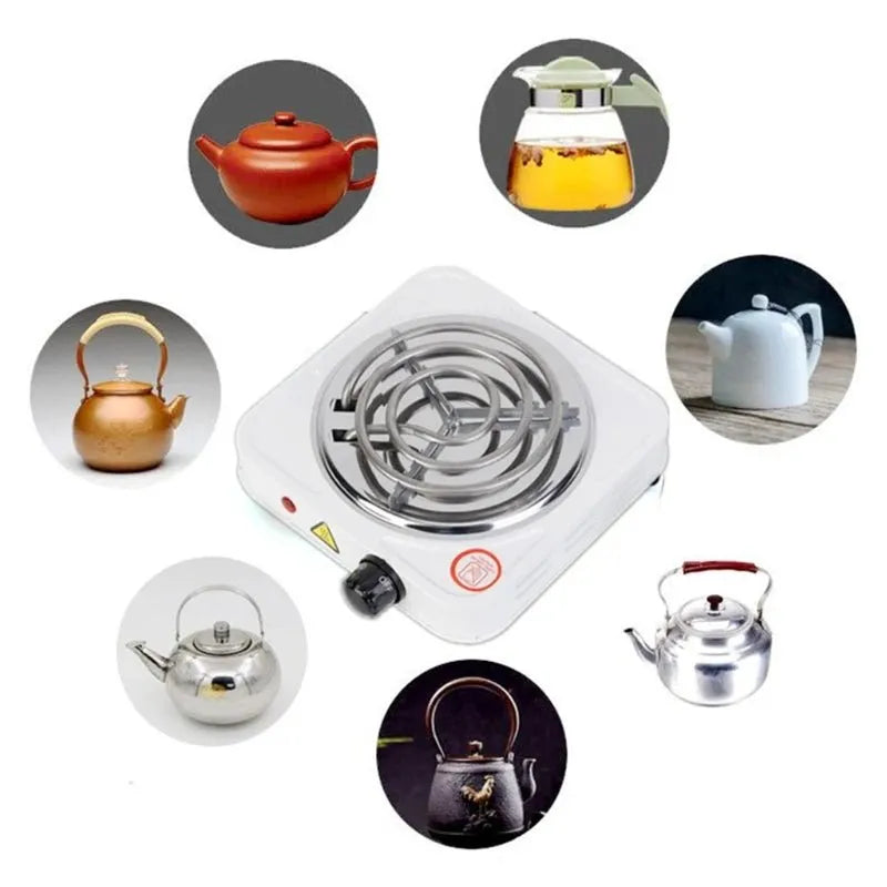 Compact 1000W Portable Electric Iron Stove with Adjustable Temperature Control - Neozen Store