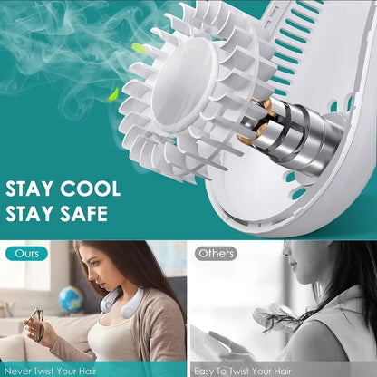 Rechargeable Blade Less Neck Fan - Neozen Store