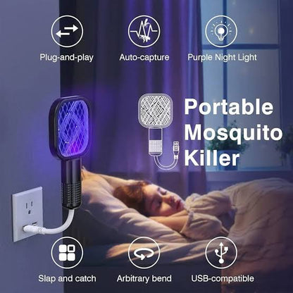 Electric Mosquito Racket Killer – High Voltage Bug Zapper | Instant Kill | Safe & Powerful