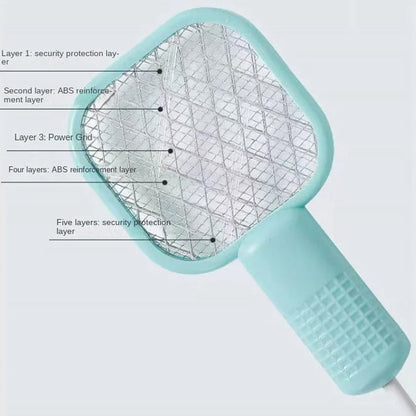 Electric Mosquito Racket Killer – High Voltage Bug Zapper | Instant Kill | Safe & Powerful