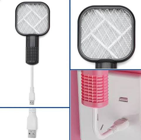 Electric Mosquito Racket Killer – High Voltage Bug Zapper | Instant Kill | Safe & Powerful