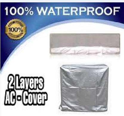 Dust and Water Proof AC Cover, Indoor + Outdoor Air Conditioner Cover