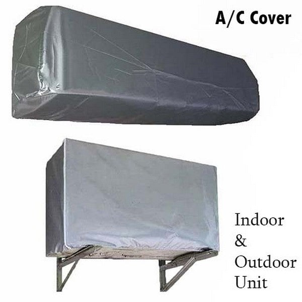 Dust and Water Proof AC Cover, Indoor + Outdoor Air Conditioner Cover