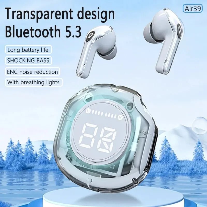 Air39 Crystal Transparent Ultra 3D Earbuds - Neozen Store