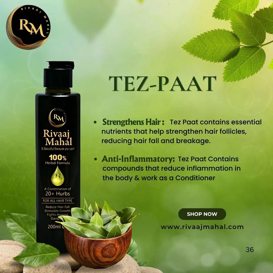 Rivaaj Mahal Ayurvedic Hair Oil – For Long, Strong & Lustrous Hair