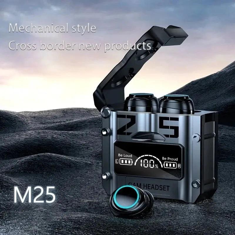 M25 Premium Noise-Cancelling Earbuds – Studio-Quality Audio, Transparency Mode