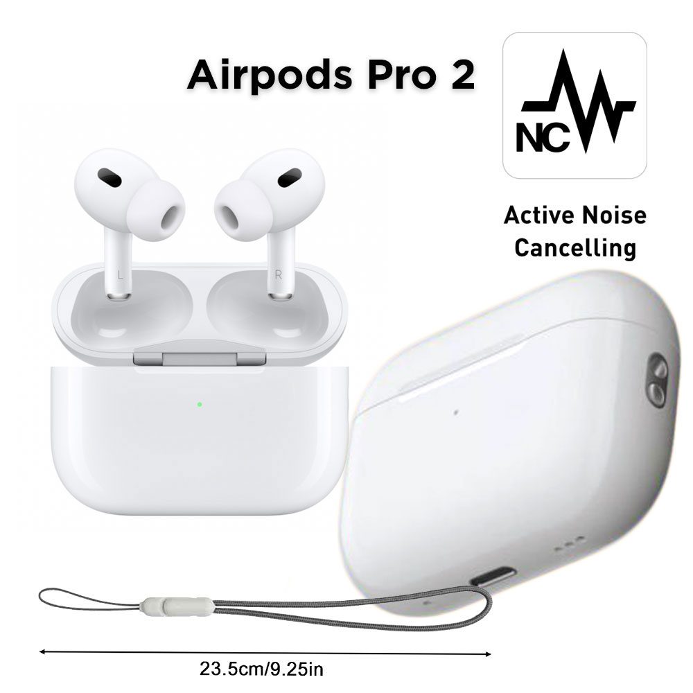 AirPods Pro 2nd Gen – Active Noise Cancellation, Safe Charging, Premium Sound