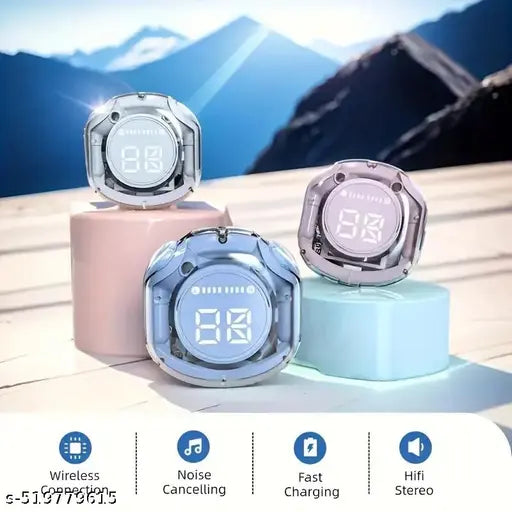 Air39 True Wireless Earbuds – Noise Reduction, IPX5 Waterproof, Bass Boost, LED Display