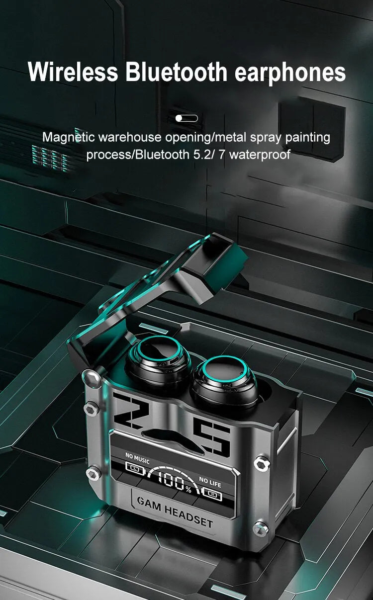 M25 Premium Noise-Cancelling Earbuds – Studio-Quality Audio, Transparency Mode